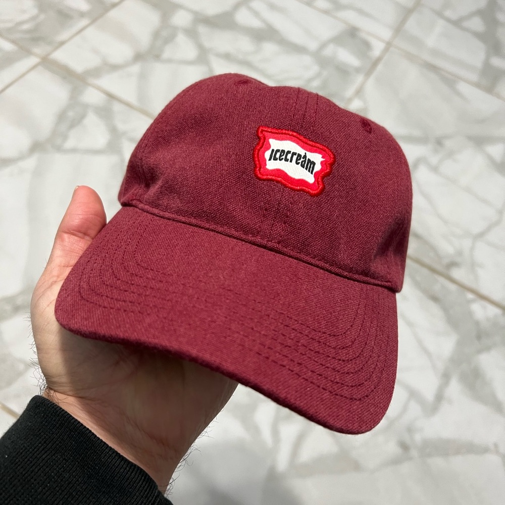 Icecream Burgundy Cap with Logo